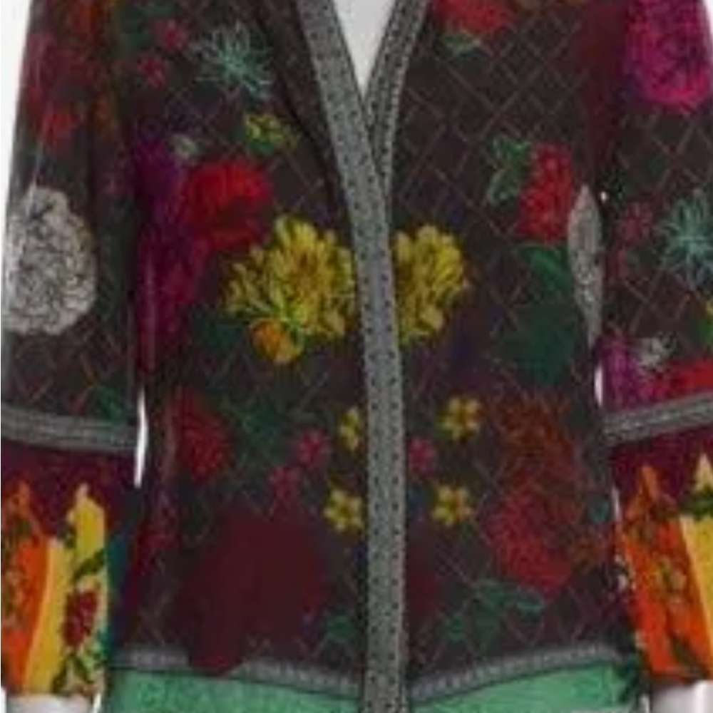 Alice + Olivia Multicolor Floral Blouse